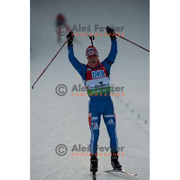 during E-on Ruhrgas IBU Biatlon World Cup, women 10km Pursuit, 20.12.2009, Pokljuka, Slovenia 