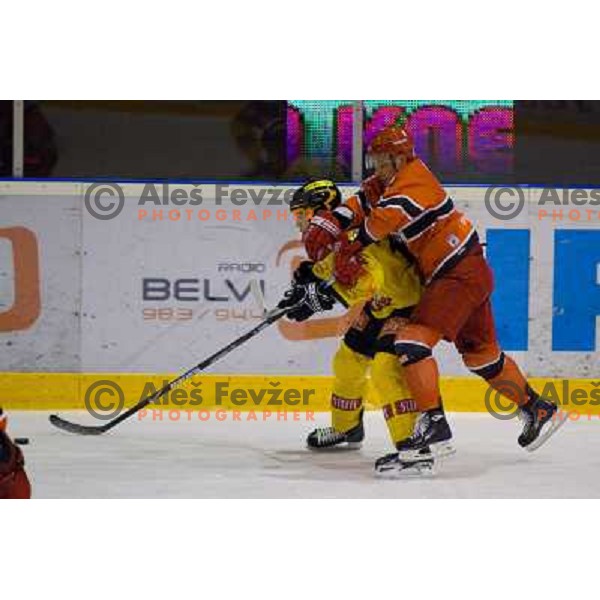  in action during ice-hockey match Acroni Jesenice- EV Vienna Capitals in round 34 of Ebel League, played in Podmezakla Hall, Jesenice, Slovenia 20.12.2009. 