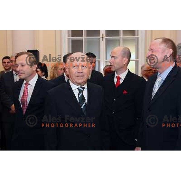  during reception of President of Republic of Slovenia in Ljubljana 22.12.2009 