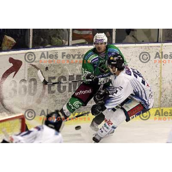 Ivo Jan in action during ice-hockey match Tilia Olimpija- Sapa Fehervar in round 40 of Ebel league, played in Hala Tivoli, Ljubljana, Slovenia 5.01.2010 