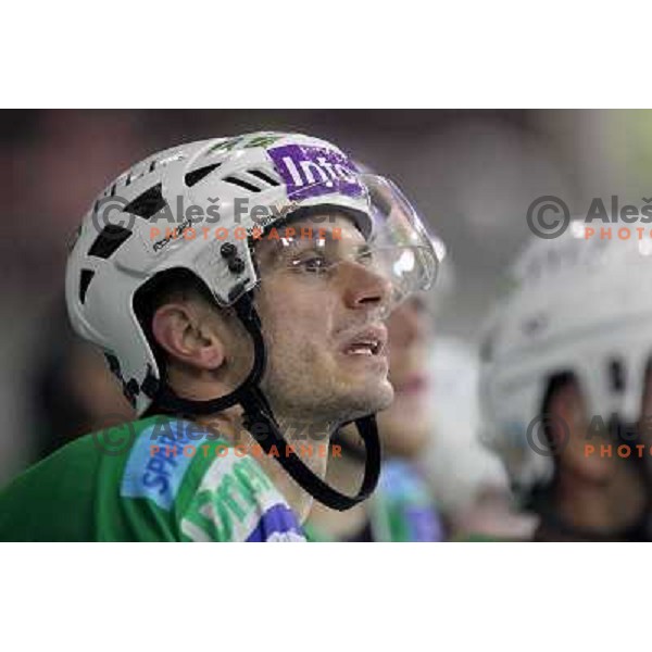 Jurij Golicic after ice-hockey match Tilia Olimpija- Sapa Fehervar in round 40 of Ebel league, played in Hala Tivoli, Ljubljana, Slovenia 5.01.2010 