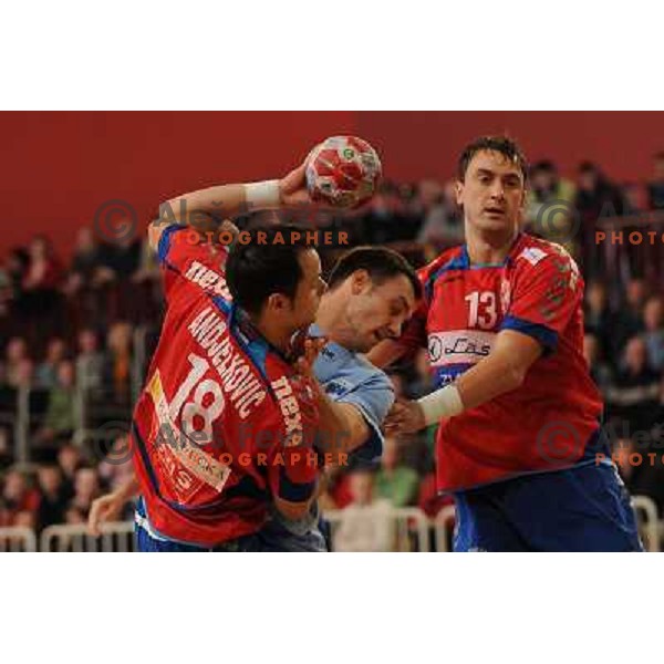 Zvizej Luka at the handball game Slovenia - Serbia, friendly match of slovenian national handball team in preparation for the Euro 2010 , Podcetrtek, Slovenia, 06.01.2010, Slovenia lost 24:33 