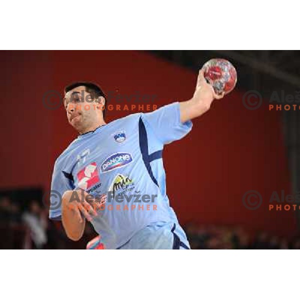 Gajic Dragan at the handball game Slovenia - Serbia, friendly match of slovenian national handball team in preparation for the Euro 2010 , Podcetrtek, Slovenia, 06.01.2010, Slovenia lost 24:33 