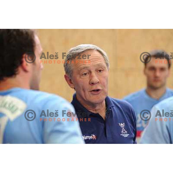 Serdarusic Zvonimir at the handball game Slovenia - Serbia, friendly match of slovenian national handball team in preparation for the Euro 2010 , Podcetrtek, Slovenia, 06.01.2010, Slovenia lost 24:33 