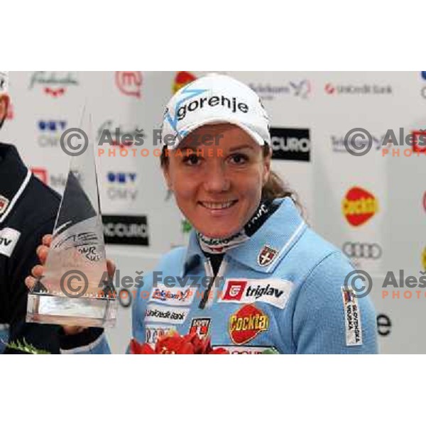  Petra Majdic at Slovenia Nordic Ski team press conference in Ljubljana, Slovenia 11.1.2010 