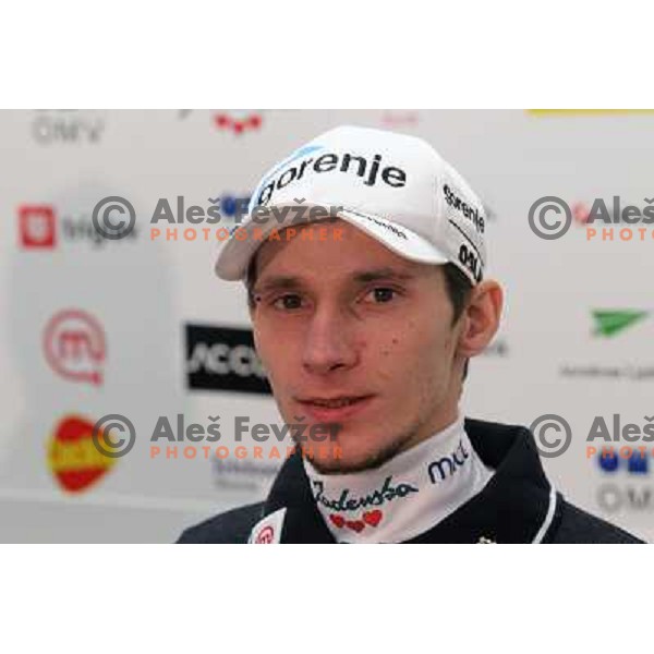  Robi Kranjec at Slovenia Nordic Ski team press conference in Ljubljana, Slovenia 11.1.2010 
