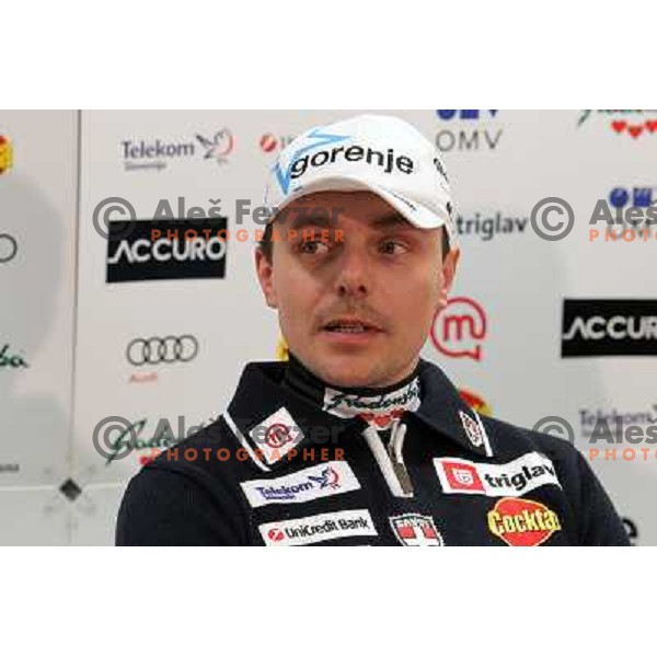 Ivan Hudac at Slovenia Nordic Ski team press conference in Ljubljana, Slovenia 11.1.2010 