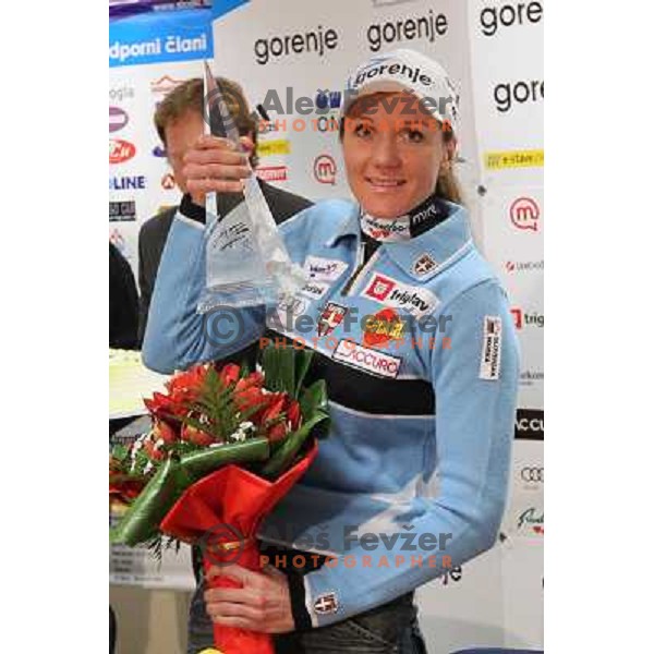  Petra Majdic at Slovenia Nordic Ski team press conference in Ljubljana, Slovenia 11.1.2010 
