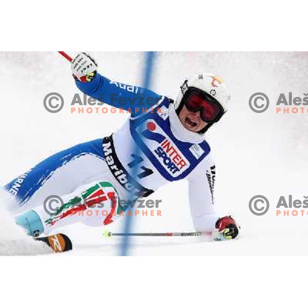 Federica Brignone (ITA) during first run of Zlata Lisica, Golden Fox Audi FIS Alpine Ski World Cup 2009-2010 giant slalom race in Maribor, Slovenia 16.1.2010 