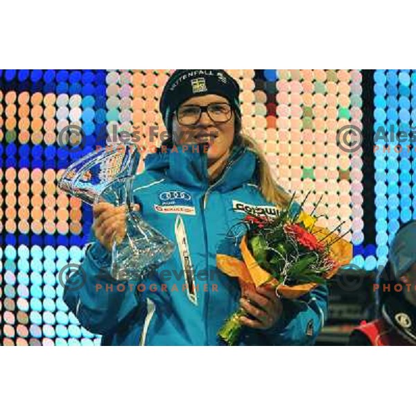  Anja Person during public draw of starting numbers for Zlata Lisica, Golden Fox FIS Alpine Ski World Cup slalom race in Maribor