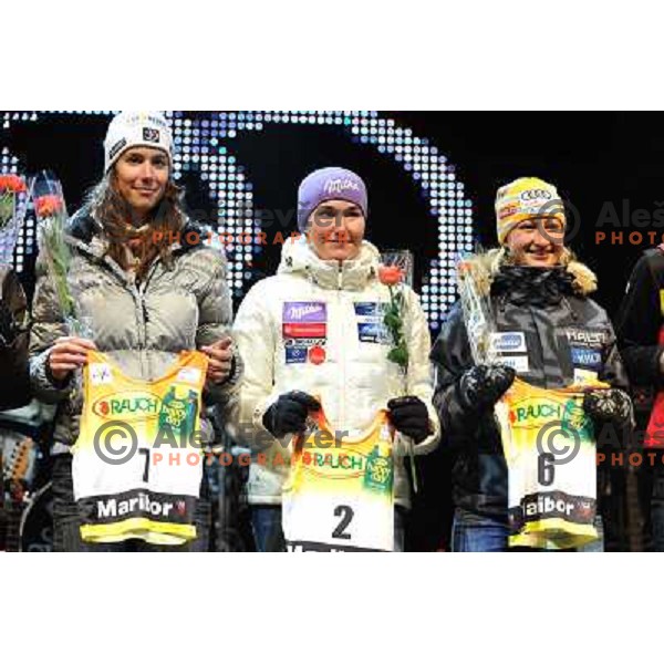  during public draw of starting numbers for Zlata Lisica, Golden Fox FIS Alpine Ski World Cup slalom race in Maribor, Slovenia 16.1.2010 