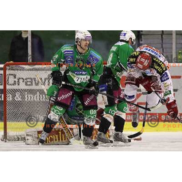 Harlan Pratt in action during ice-hockey match Tilia Olimpija-KAC in Ebel league, played in Hala Tivoli, Ljubljana, Slovenia 19.1.2010 