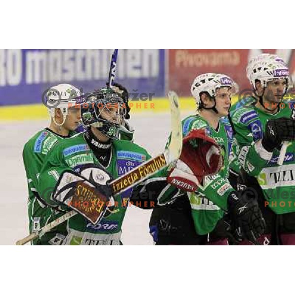 Ales Sila in action during ice-hockey match Tilia Olimpija-KAC in Ebel league, played in Hala Tivoli, Ljubljana, Slovenia 19.1.2010 