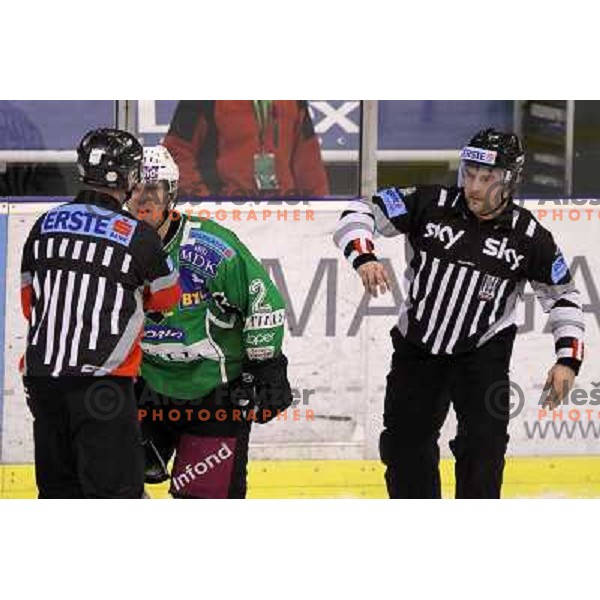 Kevin Mitchell in action during ice-hockey match Tilia Olimpija-KAC in Ebel league, played in Hala Tivoli, Ljubljana, Slovenia 19.1.2010 