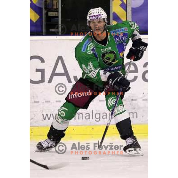  Harlan Pratt in action during ice-hockey match Tilia Olimpija-KAC in Ebel league, played in Hala Tivoli, Ljubljana, Slovenia 19.1.2010 
