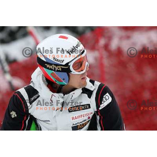  during course inspection before AUDI FIS World Cup Giant Slalom race for Vitranc Cup in Kranjska Gora, Slovenia 30.1.2010 