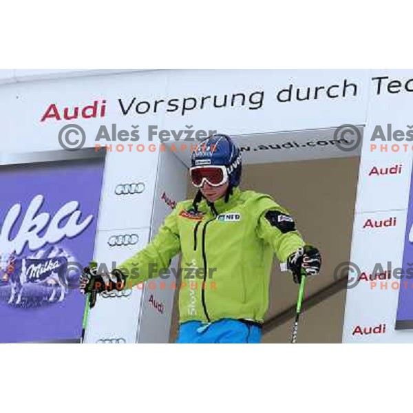 Patrick Jazbec during course inspection before AUDI FIS World Cup Giant Slalom race for Vitranc Cup in Kranjska Gora, Slovenia 30.1.2010 