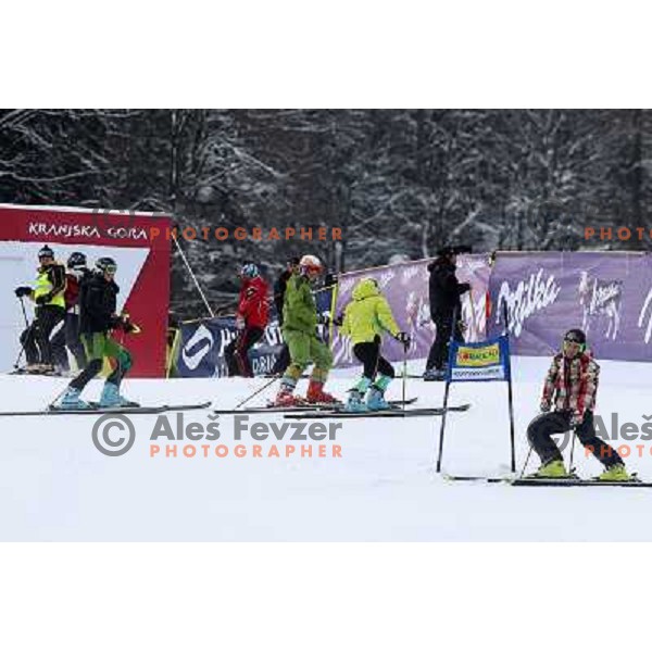 during course inspection before AUDI FIS World Cup Giant Slalom race for Vitranc Cup in Kranjska Gora, Slovenia 30.1.2010 