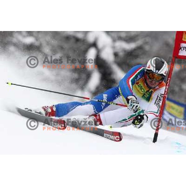 Alsexander Ploner during first run of AUDI FIS World Cup Giant Slalom race in Kranjska Gora, Slovenia 30.1.2010 