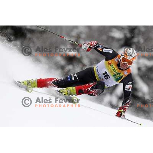Ivica Kostelic during first run of AUDI FIS World Cup Giant Slalom race in Kranjska Gora, Slovenia 30.1.2010 