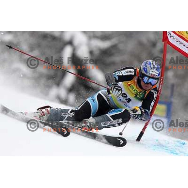 Truls Ove Karlsen during first run of AUDI FIS World Cup Giant Slalom race in Kranjska Gora, Slovenia 30.1.2010 