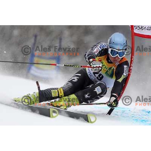 Tim Jitloff during first run of AUDI FIS World Cup Giant Slalom race in Kranjska Gora, Slovenia 30.1.2010 