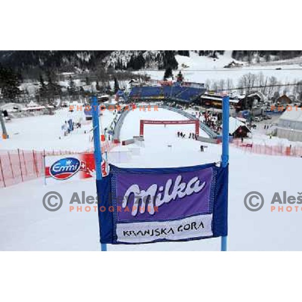  during course inspection before AUDI FIS World Cup Giant Slalom race for Vitranc Cup in Kranjska Gora, Slovenia 29.1.2010 