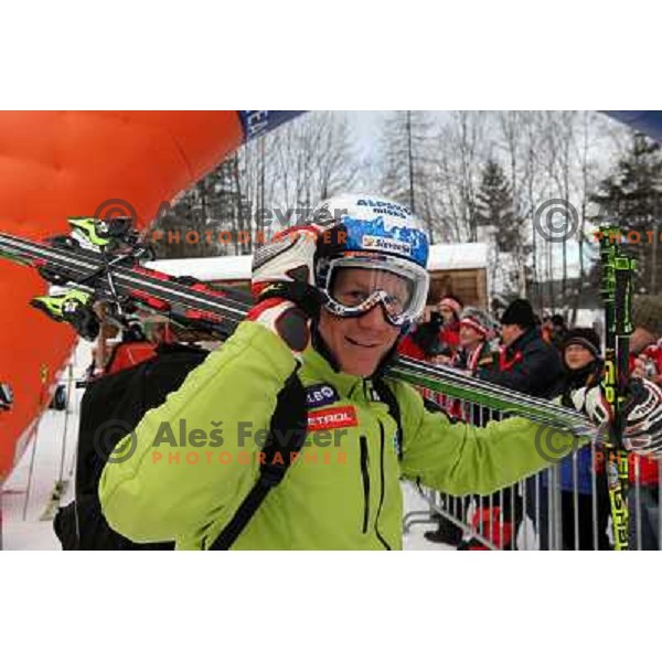 Bernard Vajdic after course inspection before AUDI FIS World Cup Giant Slalom race for Vitranc Cup in Kranjska Gora, Slovenia 29.1.2010 