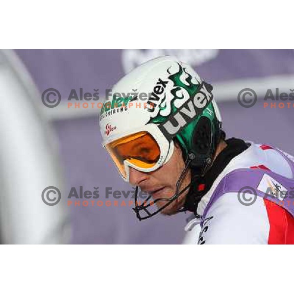 Manfred Pranger after second run of AUDI FIS World Cup Slalom race for Vitranc Cup in Kranjska Gora, Slovenia 31.1.2010 