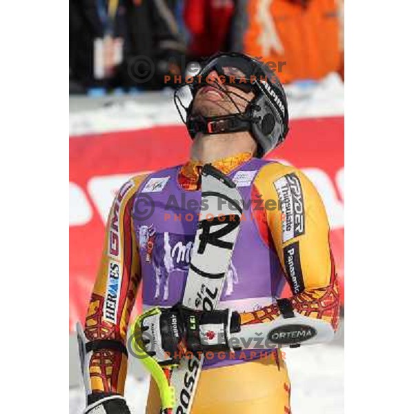 Michael Janyk after second run of AUDI FIS World Cup Slalom race for Vitranc Cup in Kranjska Gora, Slovenia 31.1.2010 