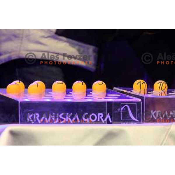  public draw of starting numbers for AUDI FIS World Cup Slalom- Vitranc Cup in Kranjska gora, Slovenia 30.1.2010 