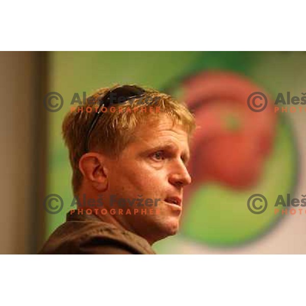Klemen Bergant during press conference of Slovenia Olympic Commite (OKS) in Ljubljana, Slovenia 21.9.2009 