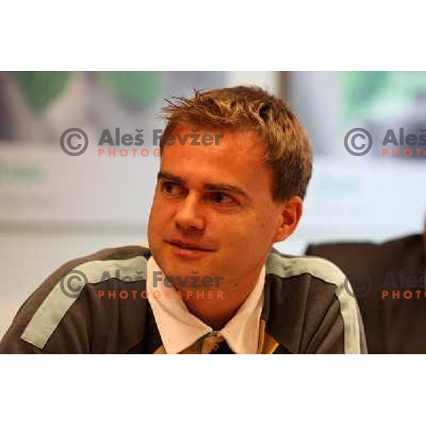 Igor Tominec during press conference of Slovenia Olympic Commite (OKS) in Ljubljana, Slovenia 21.9.2009 