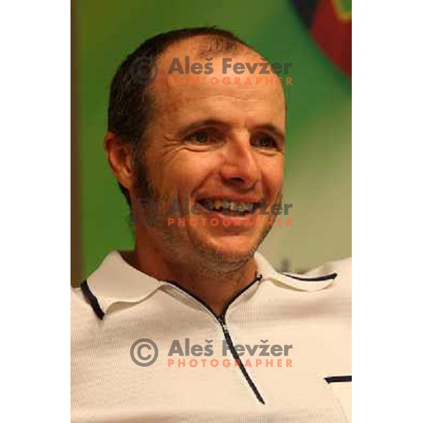 Andrej Dekleva during press conference of Slovenia Olympic Commite (OKS) in Ljubljana, Slovenia 21.9.2009 
