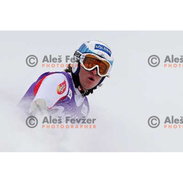 Christoph Noesig of Austria in finish after second run of AUDI FIS World Cup Giant Slalom race in Kranjska Gora, Slovenia 29.1.2010 