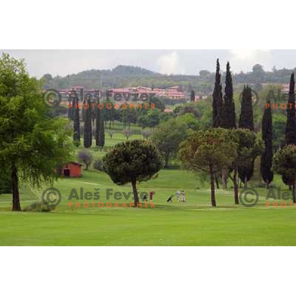 Garda golf, Re course, Soiano del Lago, Garda lake, Italy 29.4.2009 