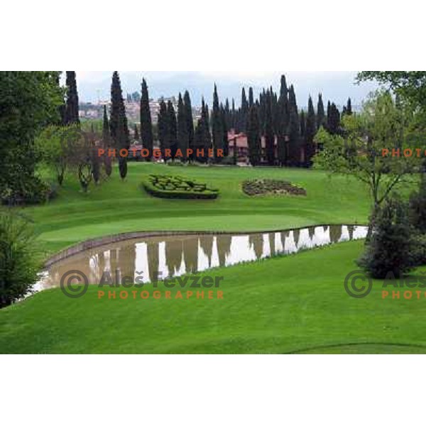 Garda golf, Re course, Soiano del Lago, Garda lake, Italy 29.4.2009 