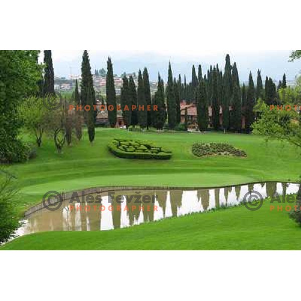 Garda golf, Re course, Soiano del Lago, Garda lake, Italy 29.4.2009 