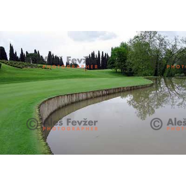 Garda golf, Re course, Soiano del Lago, Garda lake, Italy 29.4.2009 