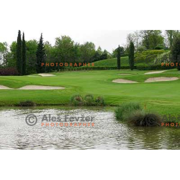 Garda golf, Re course, Soiano del Lago, Garda lake, Italy 29.4.2009 