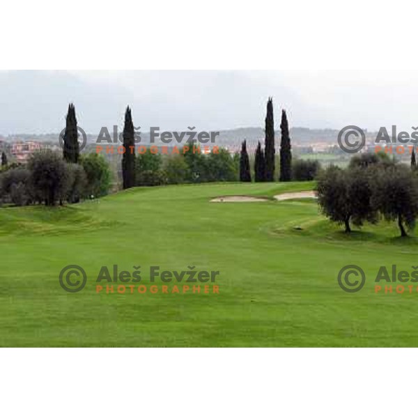 Garda golf, Re course, Soiano del Lago, Garda lake, Italy 29.4.2009 