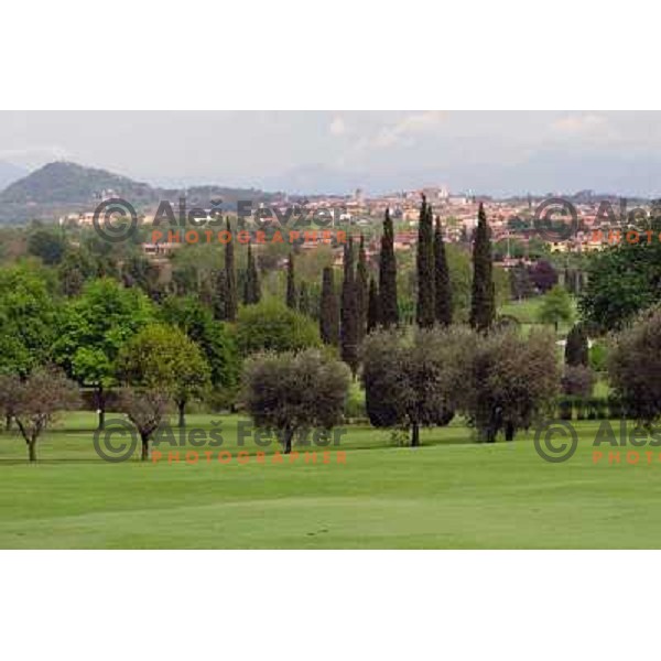 Garda golf, Re course, Soiano del Lago, Garda lake, Italy 29.4.2009 
