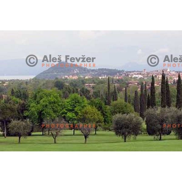 Garda golf, Re course, Soiano del Lago, Garda lake, Italy 29.4.2009 