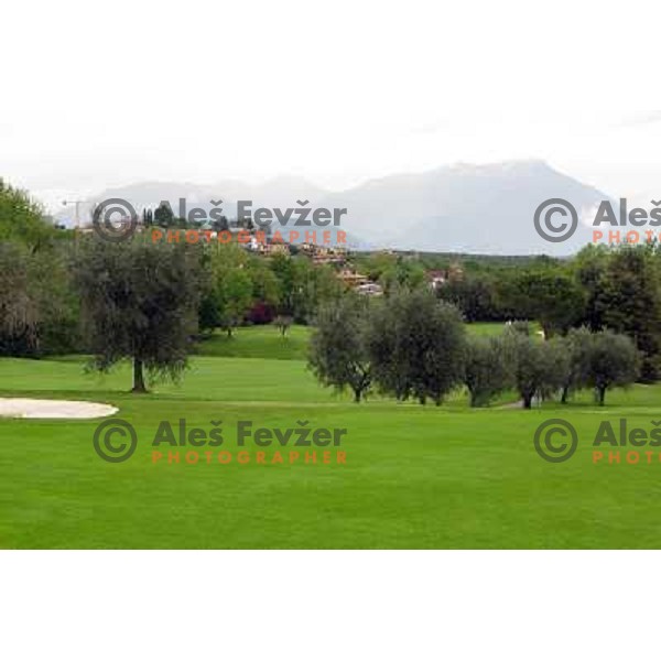 Garda golf, Re course, Soiano del Lago, Garda lake, Italy 29.4.2009 