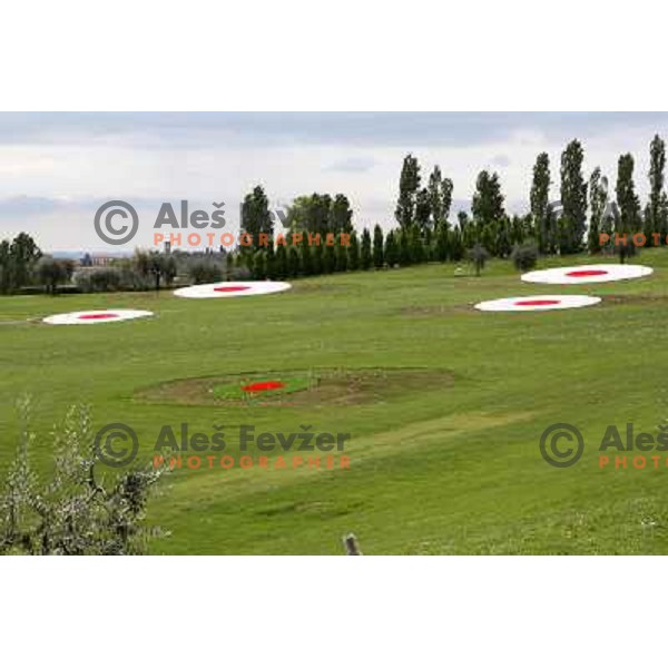 Garda golf, Yellow course, Soiano del Lago, Garda lake, Italy 29.4.2009 