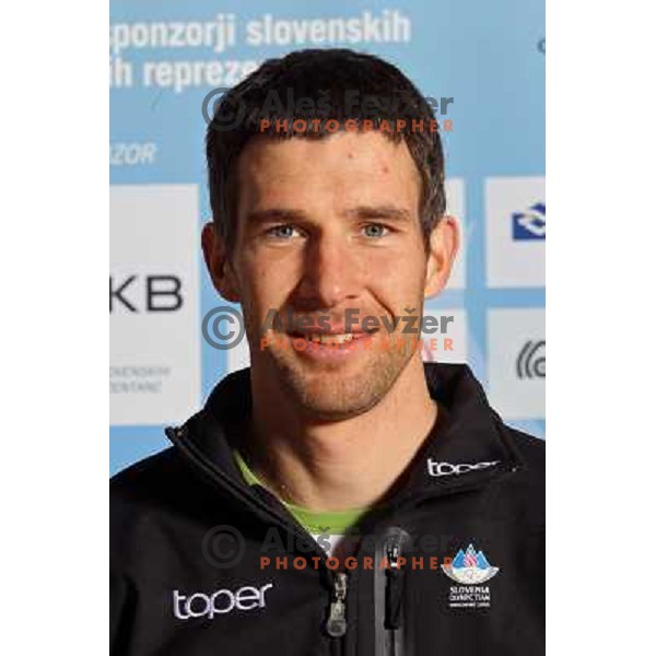 Vasja Rupanik,member of Slovenia Olympic team for 2010 Olympic Games in Vancouver at official presentation at Ljubljana Castle, Slovenia 27.1.2010 