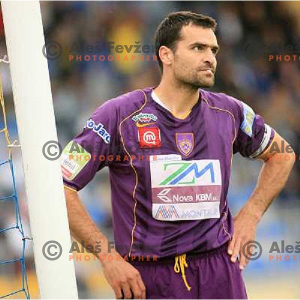 action during Prva Liga Telekom Slovenije football match between Domzale and Maribor Pivovarna Lasko in Domzale on June 3, 2006
