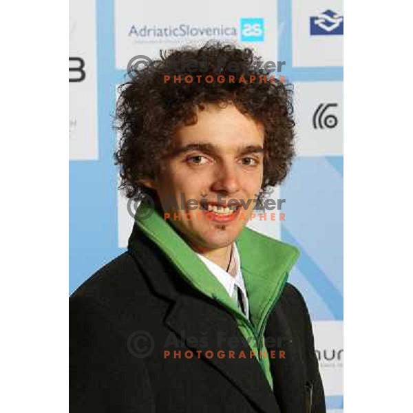 Mitja Oranic, member of Slovenia Olympic team for 2010 Olympic Games in Vancouver at official presentation at Ljubljana Castle, Slovenia 27.1.2010 