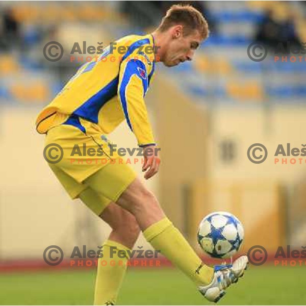 action during Prva Liga Telekom Slovenije football match between Domzale and Maribor Pivovarna Lasko in Domzale on June 3, 2006