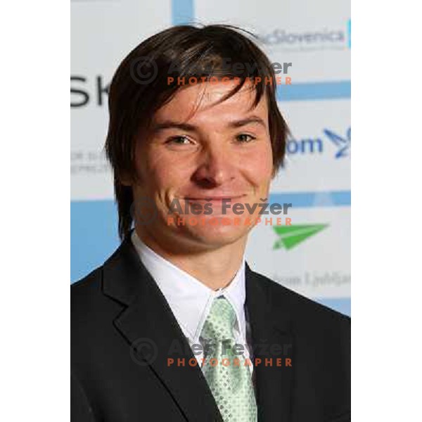 Rok Marguc, member of Slovenia Olympic team for 2010 Olympic Games in Vancouver at official presentation at Ljubljana Castle, Slovenia 27.1.2010 
